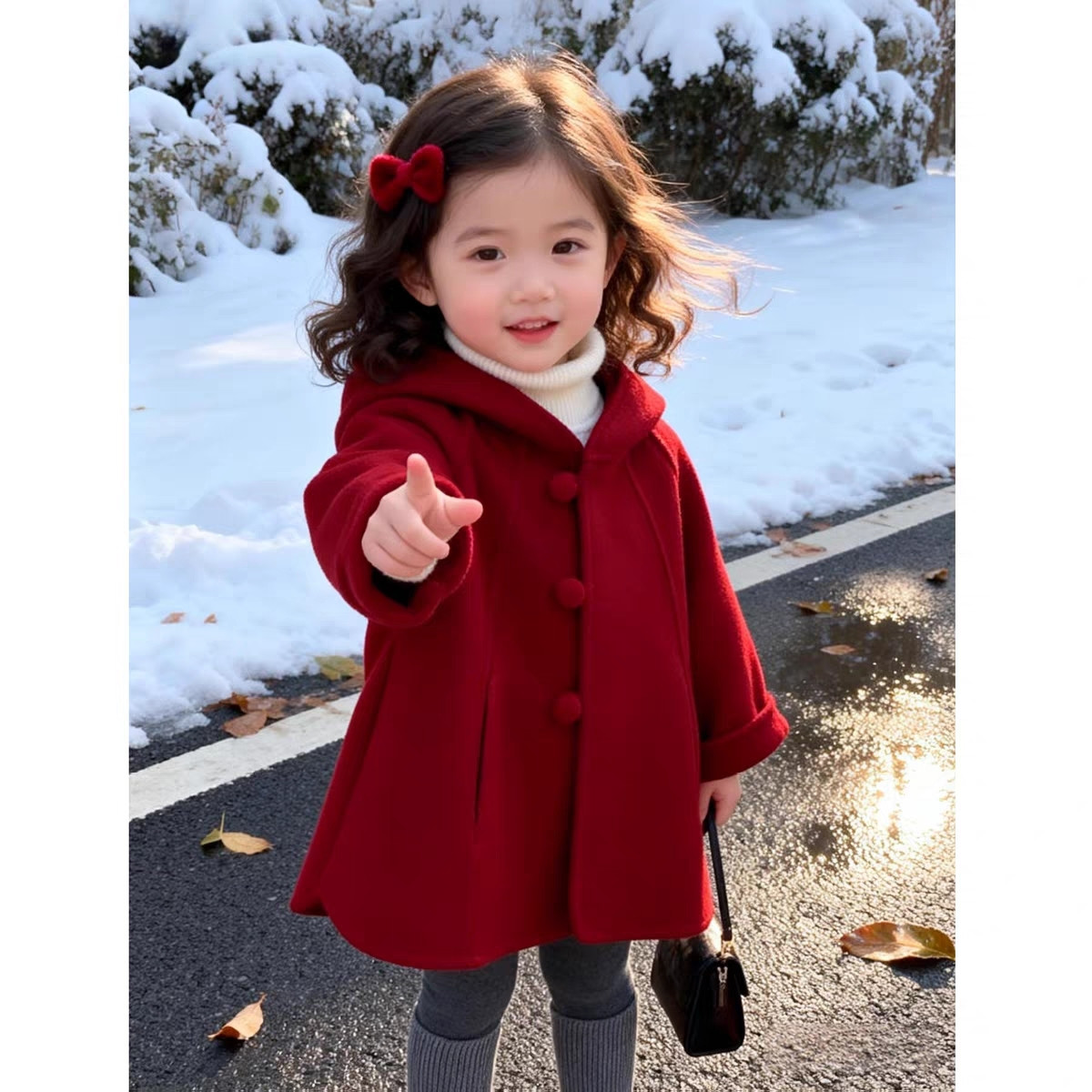 Winter Clothing For Babies - Casaco de Lã para Meninas, Outono