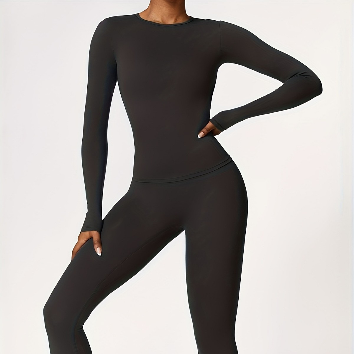 Winter Clothing For - Conjunto de ioga justo e slim,