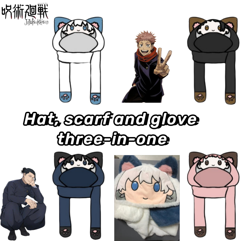Winter Clothing Earmuffs - Novo jujutsu kaisen gojo satoru itadori