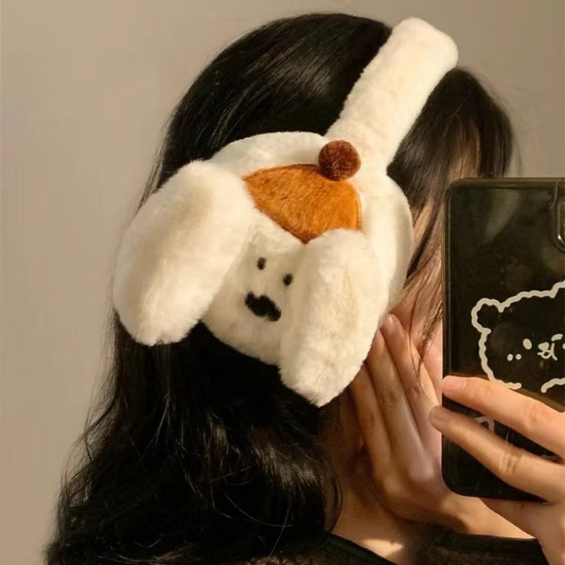 Winter Clothing Earmuffs - Bonito dos desenhos animados filhote de