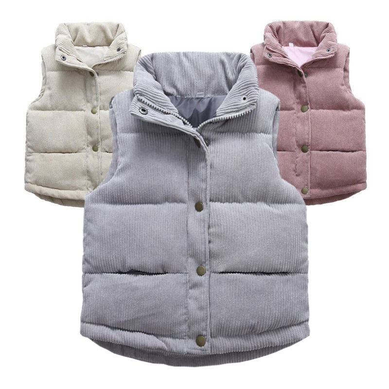 Winter Clothing For Kids - Coletes de veludo infantil, casacos quentes