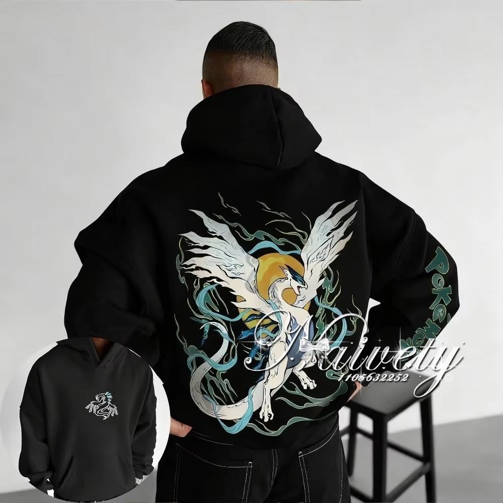 Winter Clothing For Kids - Moletom com Estampa Pokémon Lugia, 100%