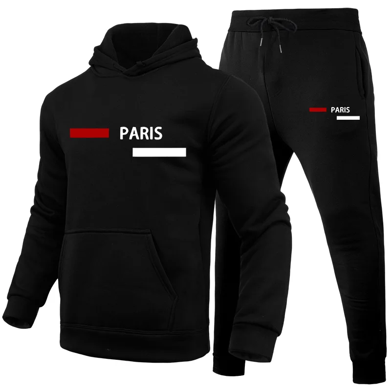 Winter Clothing For - Conjunto de Moletom Masculino Casual com
