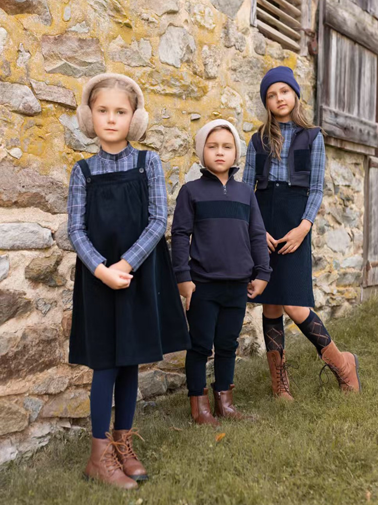 Winter Clothing For Kids - AP 2025 AW coleção de veludo