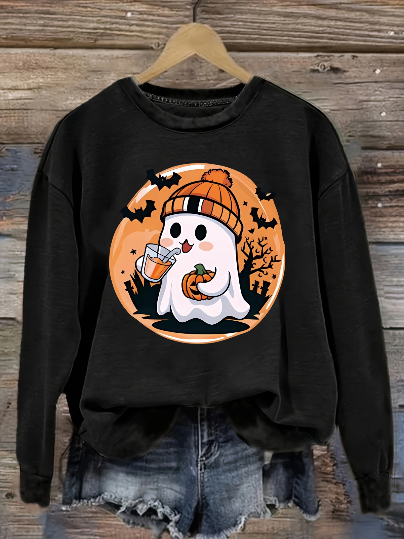 Winter Clothing For - Camiseta Feminina Casual de Manga Longa