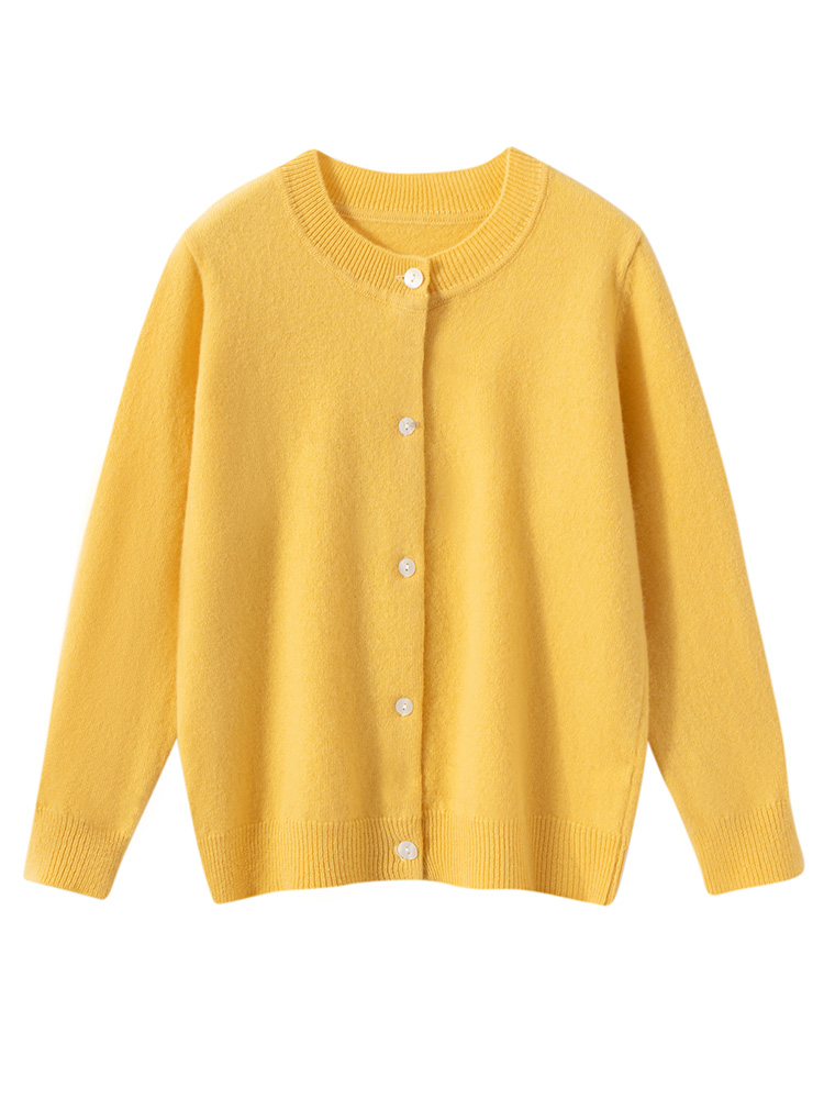 Winter Clothing For Kids - Camisola de lã infantil o-pescoço cardigan