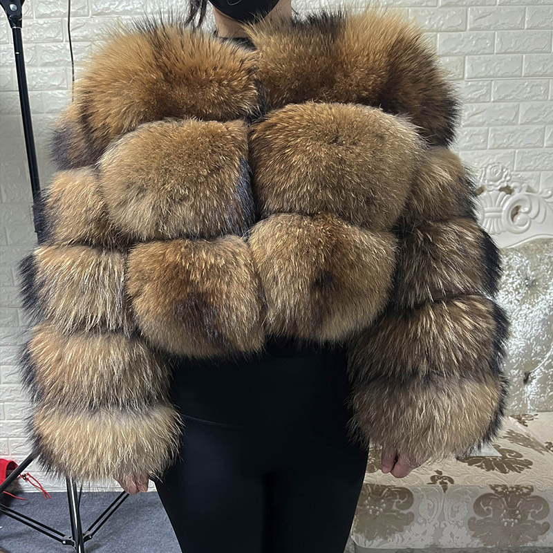 Plus size topos de pele marrom - Winter Clothing Online avaliação e preço