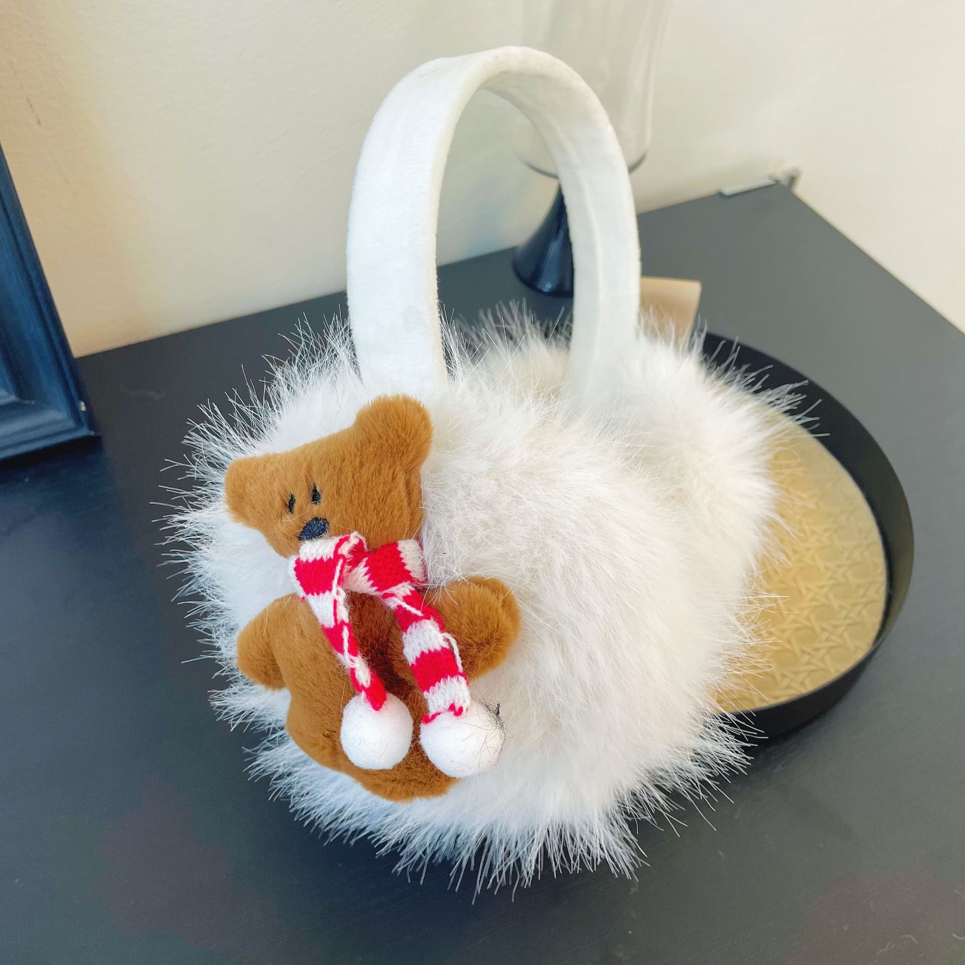 2025 novo urso earmuffs bonito - Winter Clothing Earmuffs avaliação e preço