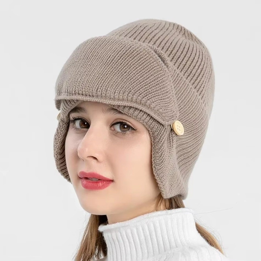Gorro de Lã Quente Forrado com - Winter Clothing Earmuffs avaliação e preço