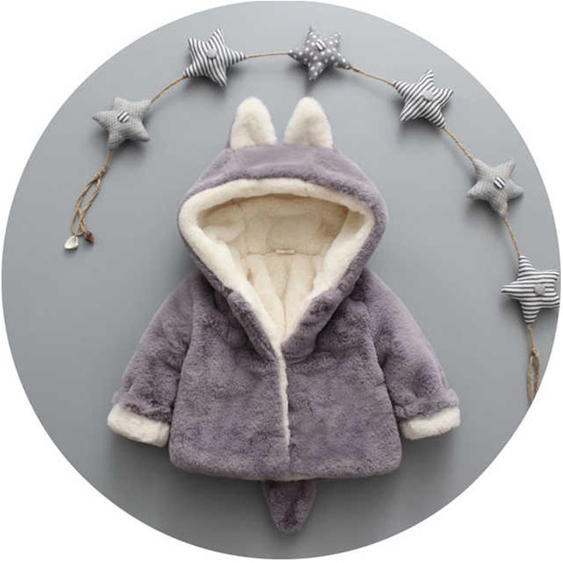 1 2 3 4 anos de pelúcia jaquet - Winter Clothing For Babies avaliação e preço