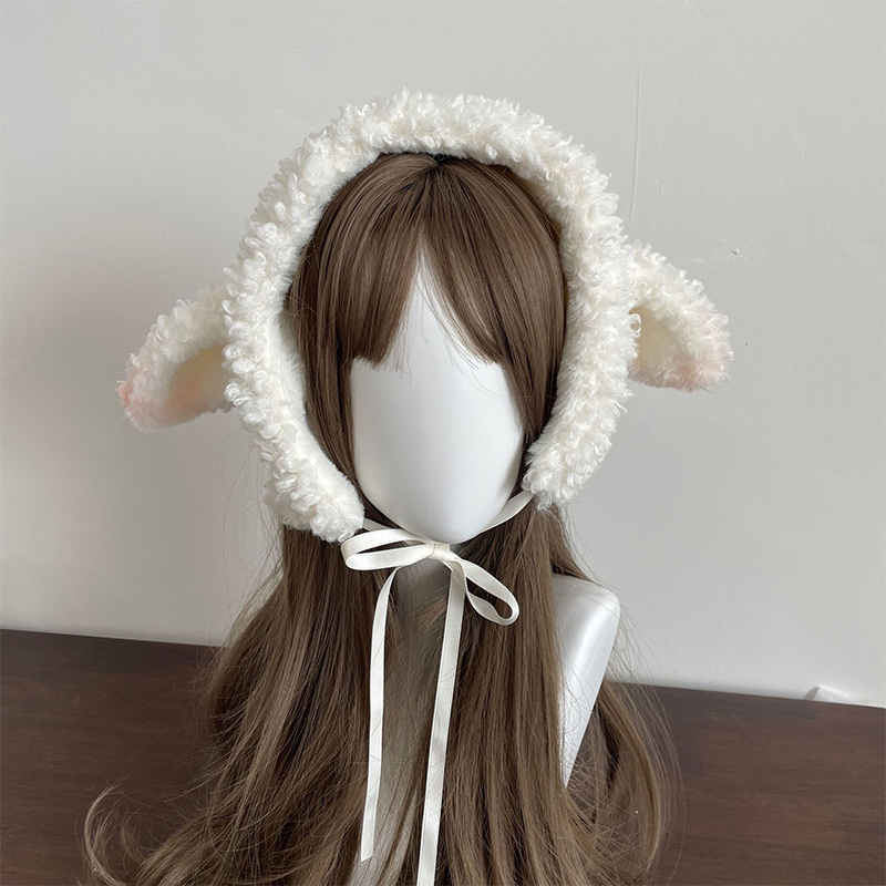 Inverno branco de pelúcia ovel - Winter Clothing Earmuffs avaliação e preço