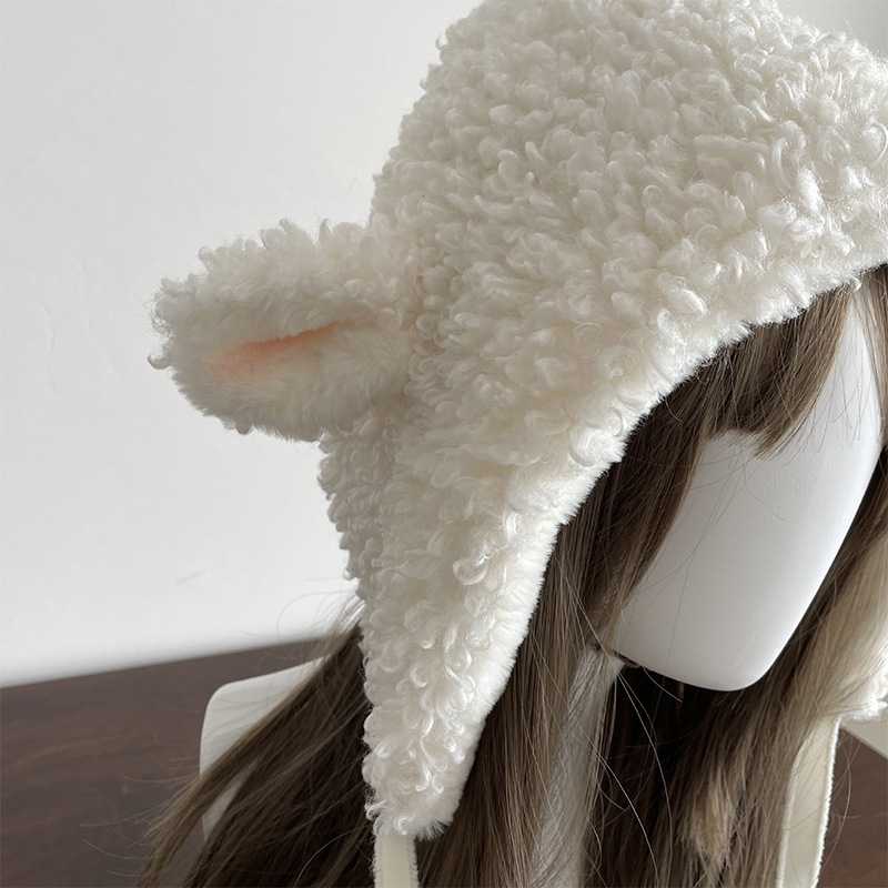 Inverno branco de pelúcia ovel - Winter Clothing Earmuffs avaliação e preço