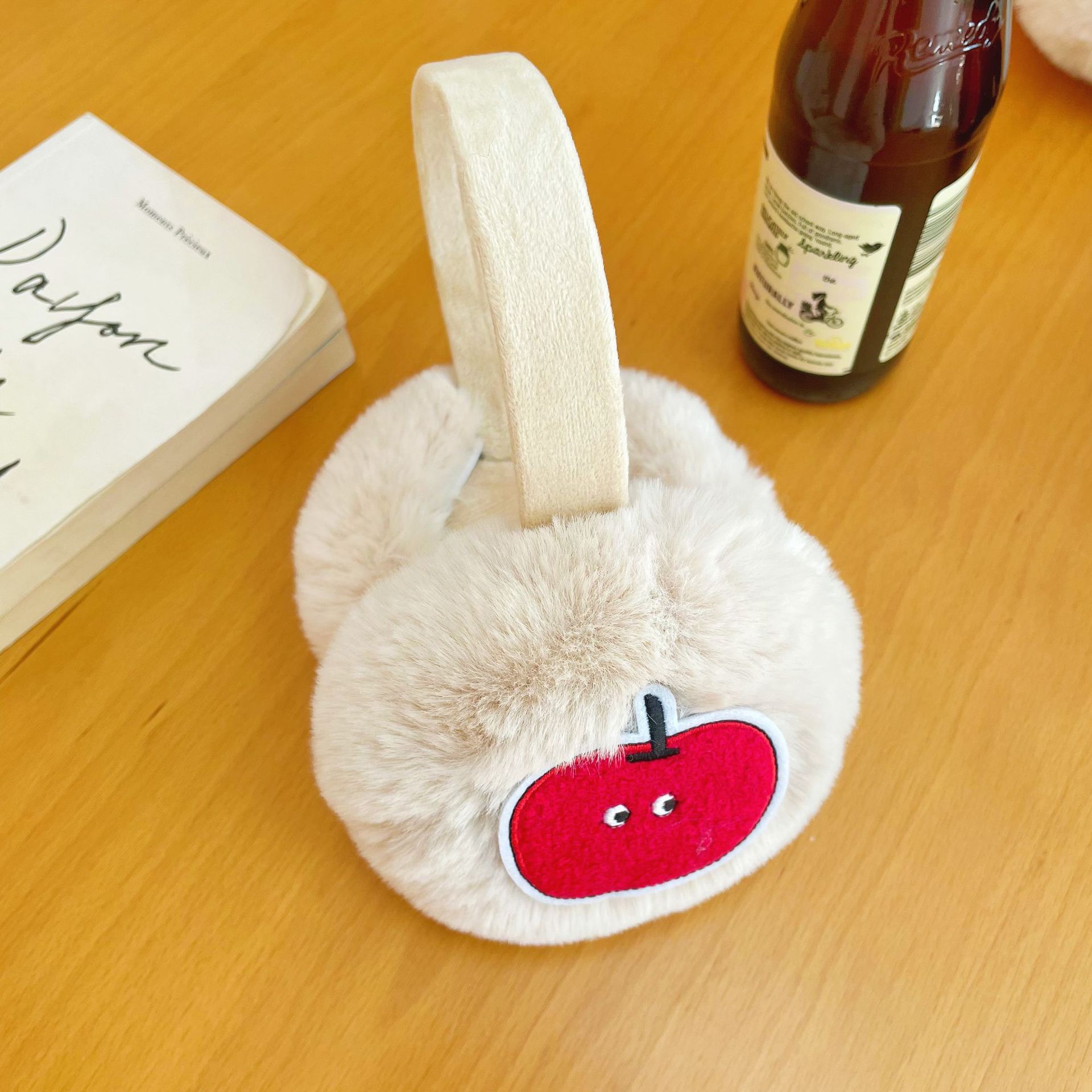 Anjj nova apple earmuffs moda  - Winter Clothing Earmuffs avaliação e preço