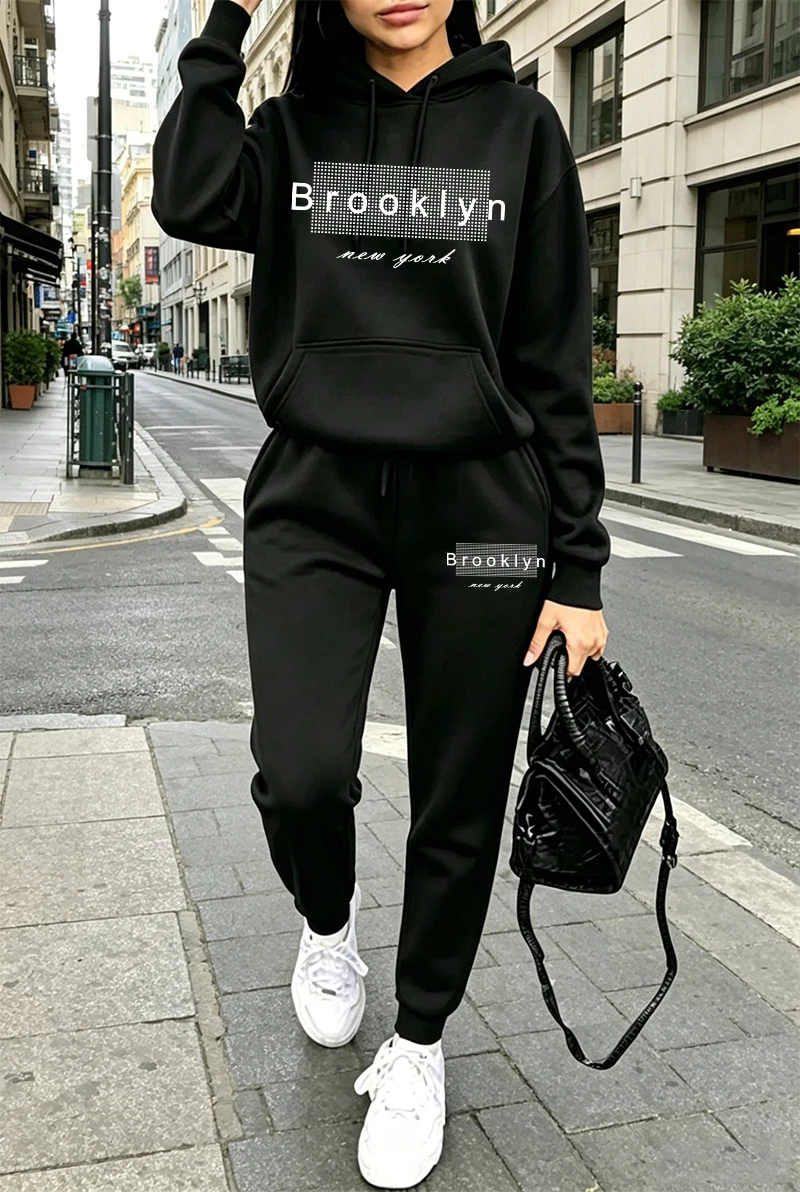 Conjunto de Moletom Feminino c - Winter Clothing For avaliação e preço