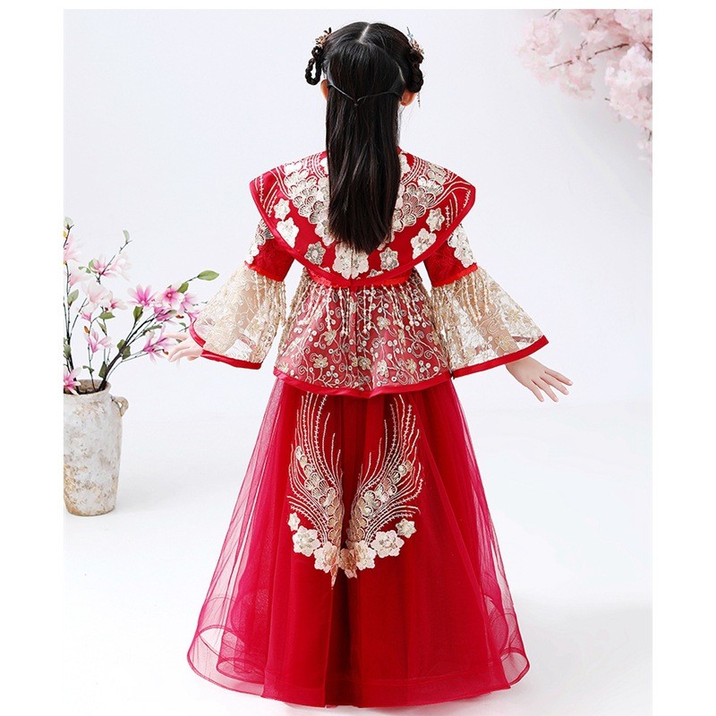 Vestido Infantil Hanfu Cheongs - Winter Clothing For Kids avaliação e preço