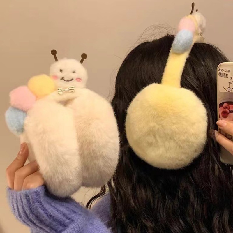 Novo bonito engraçado pelúcia  - Winter Clothing Earmuffs avaliação e preço