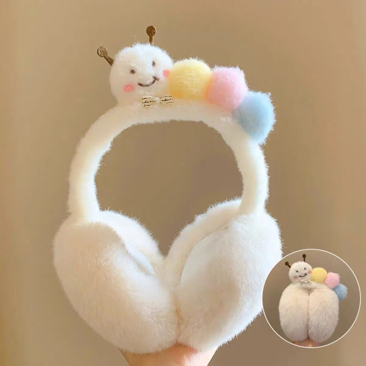 Novo bonito engraçado pelúcia  - Winter Clothing Earmuffs avaliação e preço